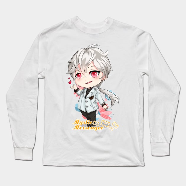 [Fanart] Zen in mystic messenger Long Sleeve T-Shirt by Gyomura Artist